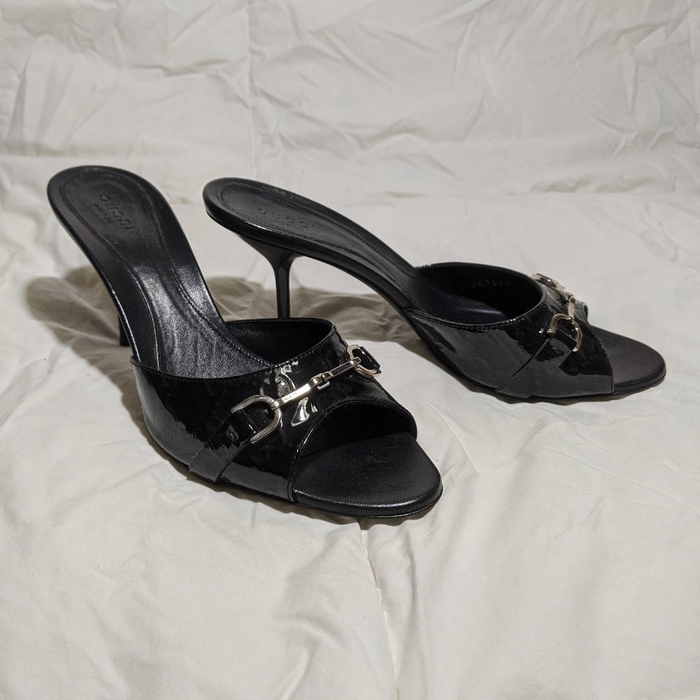 Vintage Gucci Guccissima Heels